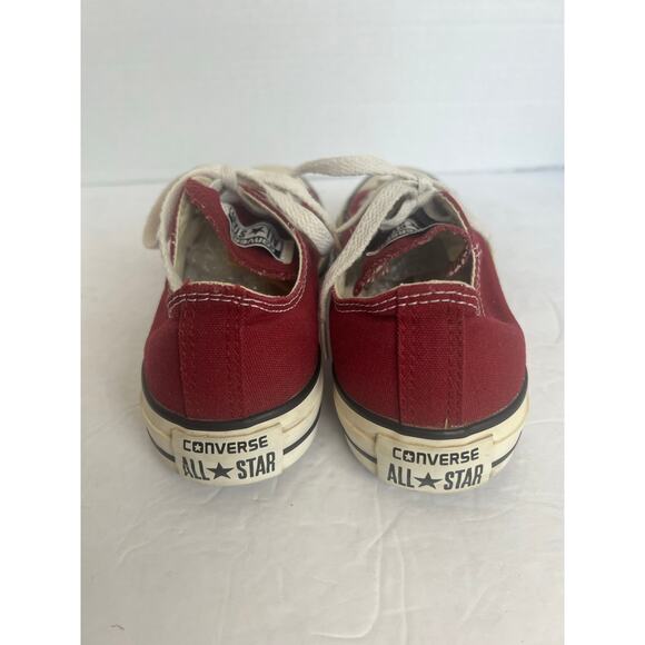Converse Chuck Taylor All Star Low Top Red/Cream Athletic Sneaker Shoes M6 W8 - Picture 5 of 9